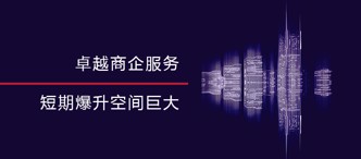 卓越商企服務，短期爆升空間巨大